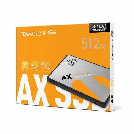 512GB SSD TeamGroup SATA III 2.5″ Fast Boot