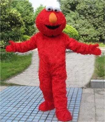 Elmo Character Mascot. Adult size.