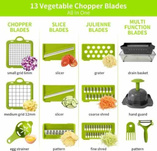 16 pcs Veggie Slicer