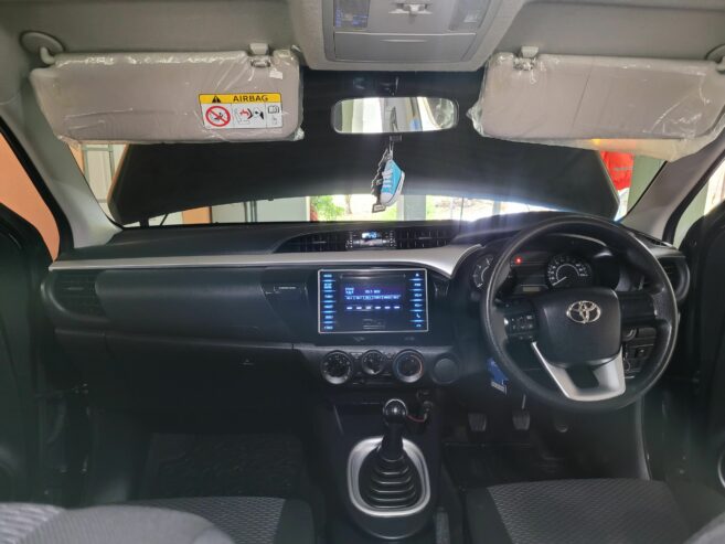 2018 Toyota hilux 4×2 manual