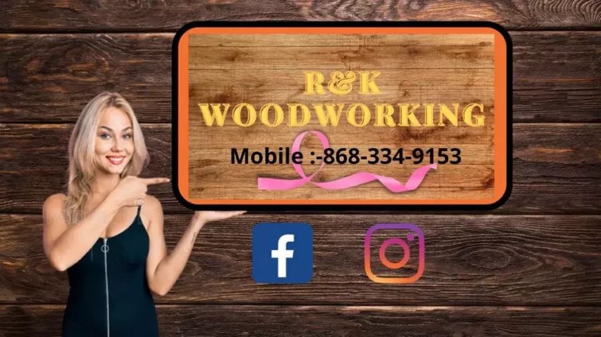 Custom built hardwood furniture from R and K Woodworking.